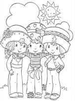 coloriage charlotte et ses copines